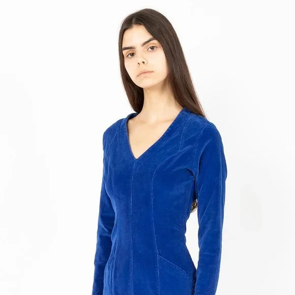 Prairie Underground - Fuzzbox Dress - M - Cobalt - Picture 2 of 6